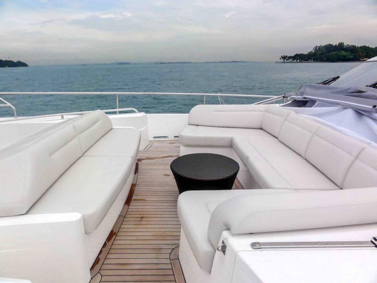 a boat on a body of water aboard SEDNA Yacht for Sale