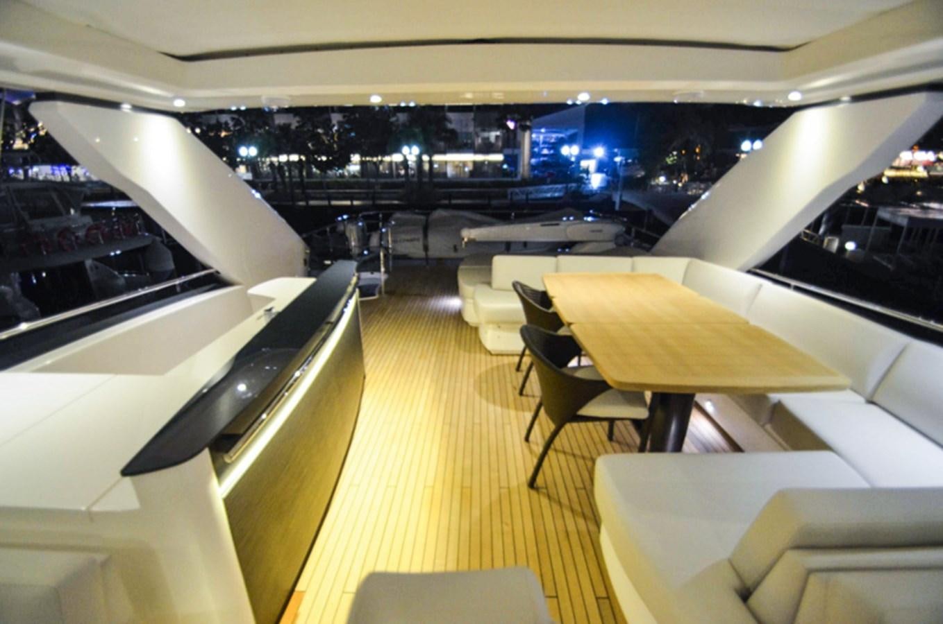 inside of a building with chairs and tables aboard SEDNA Yacht for Sale