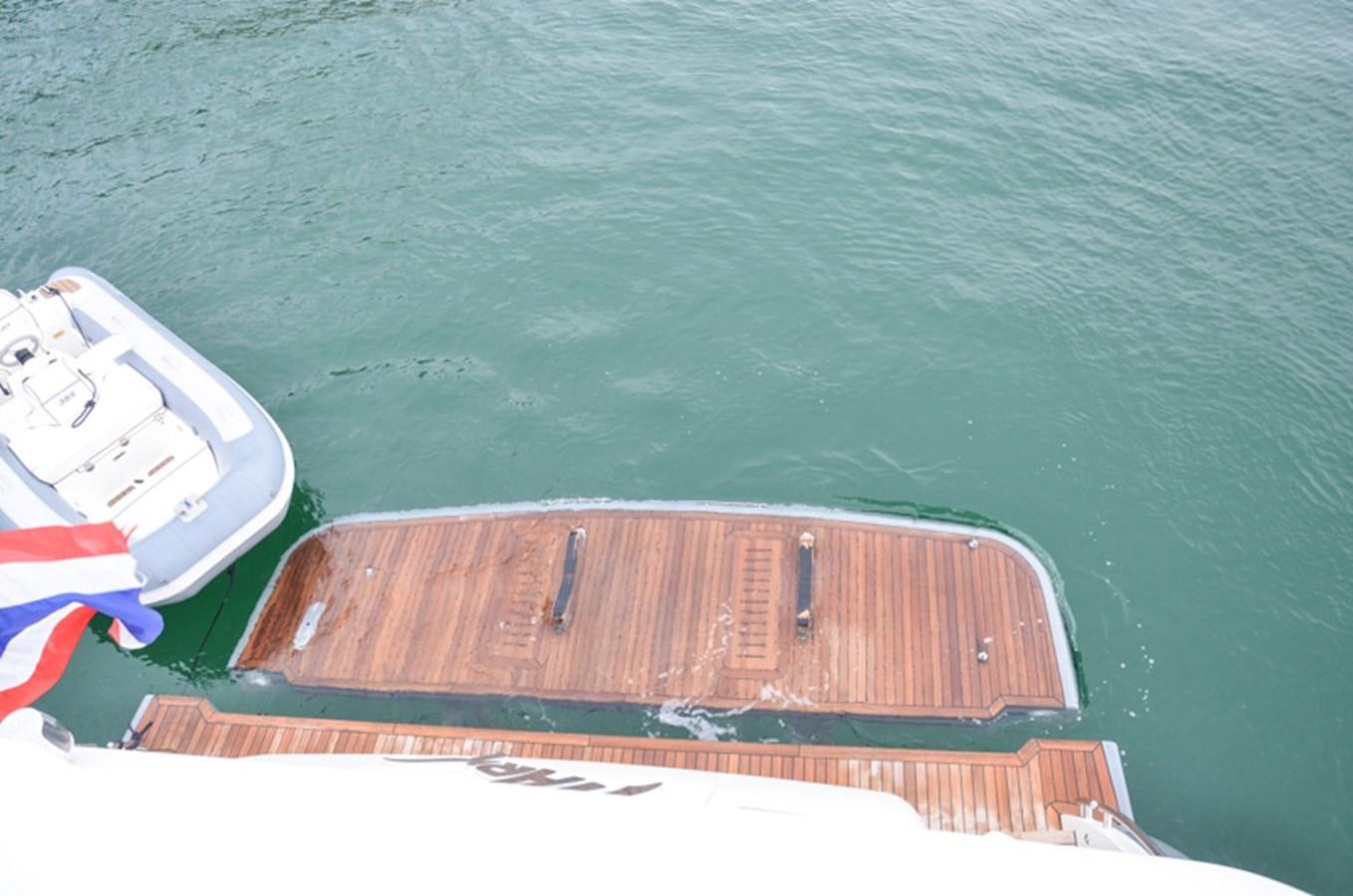 a boat on the water aboard SEDNA Yacht for Sale