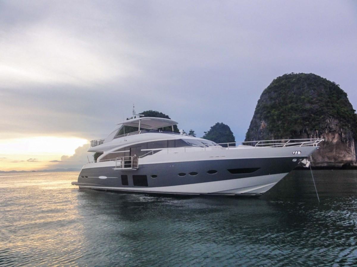 a boat on the water aboard SEDNA Yacht for Sale