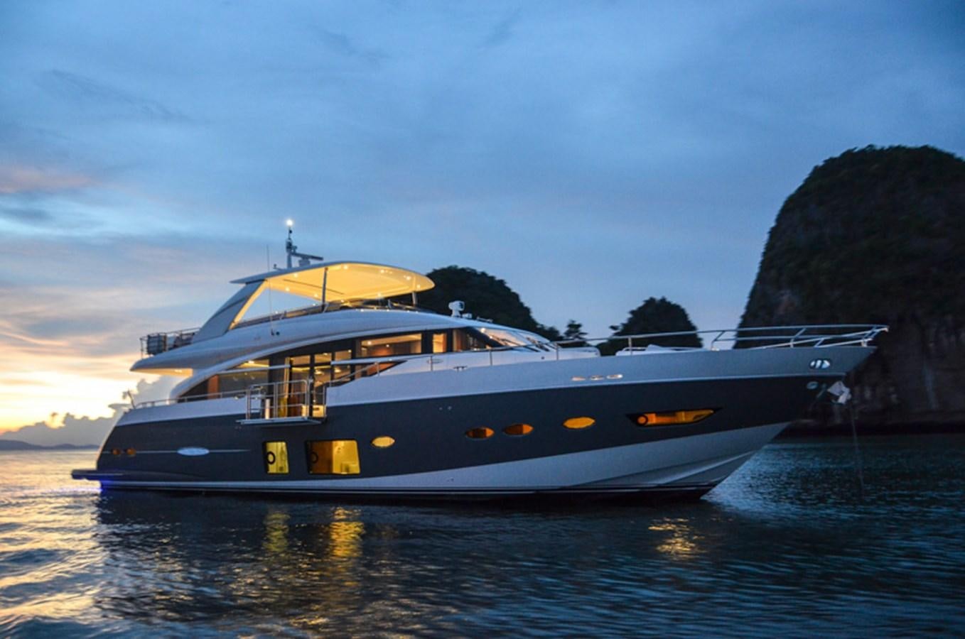 a boat on the water aboard SEDNA Yacht for Sale