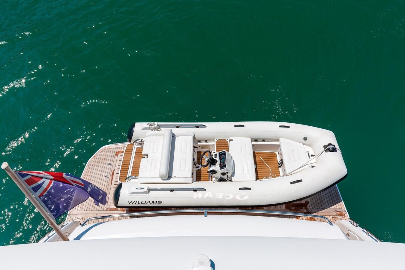 a boat in the water aboard OCEAN Yacht for Sale