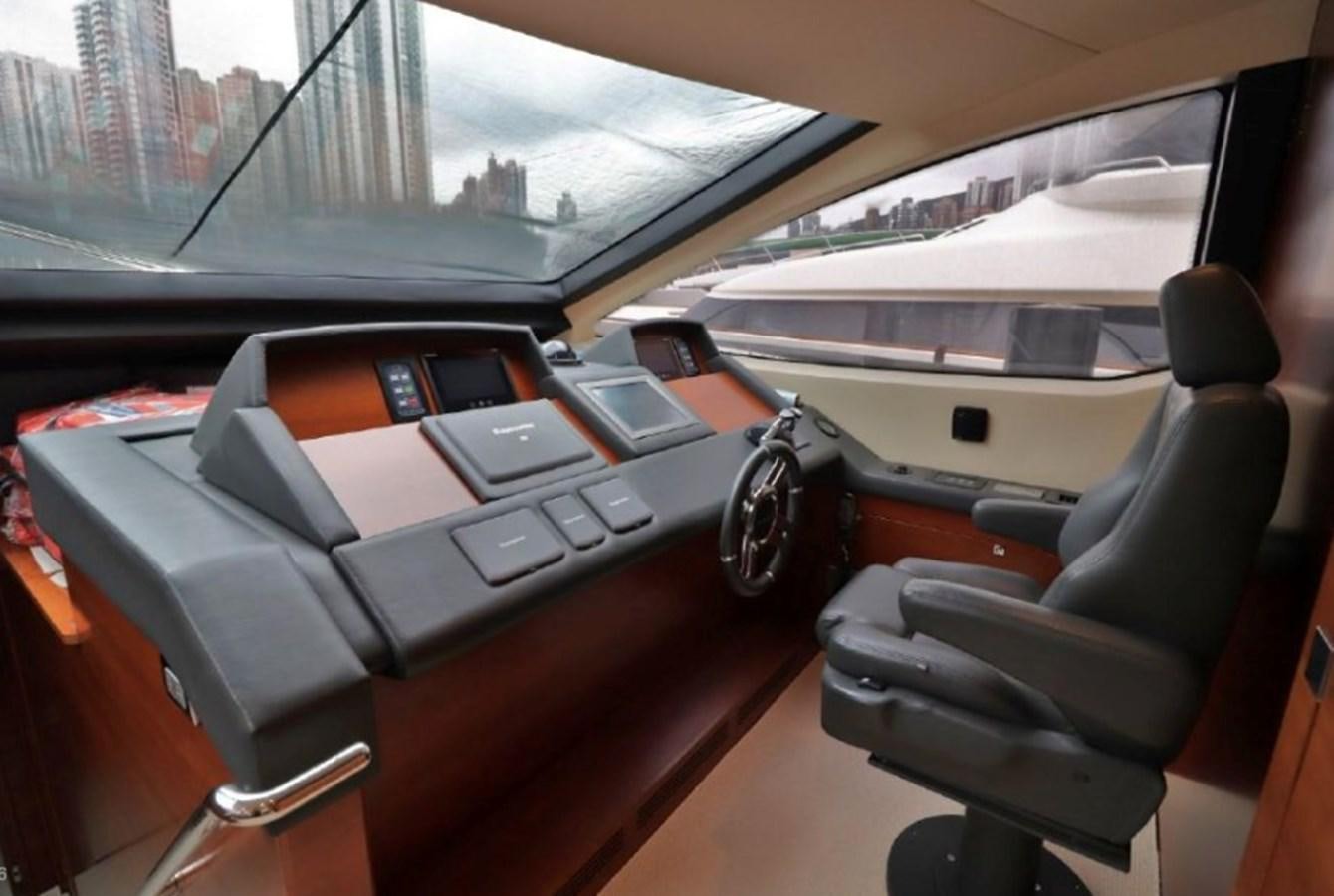 inside of a car aboard AZIMUT AZ 85/124 Yacht for Sale