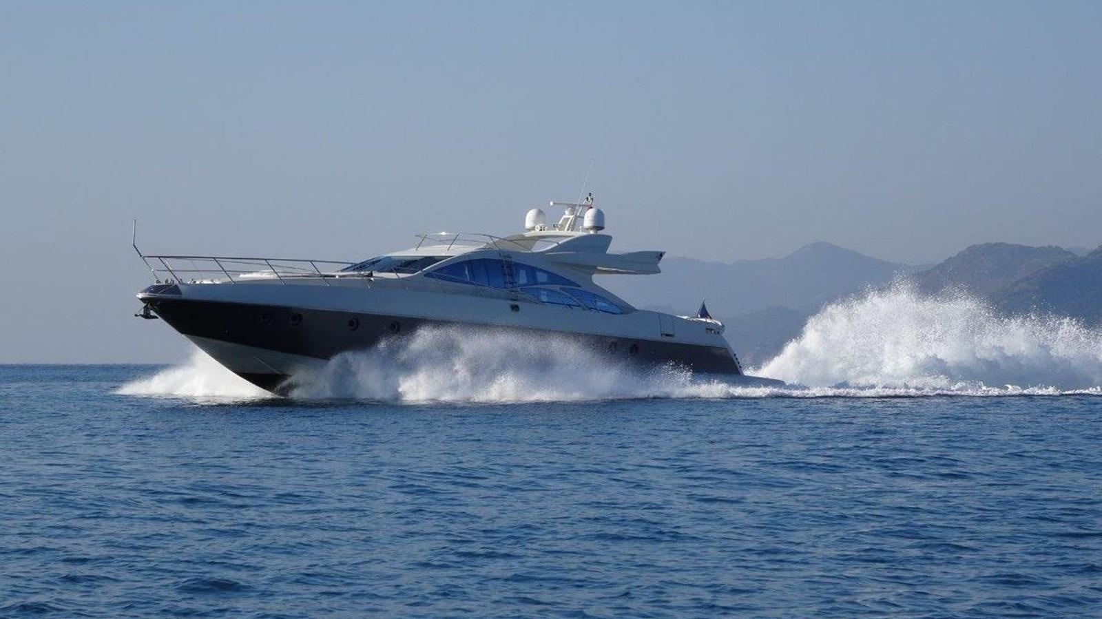 a boat in the water aboard PATRIOT Yacht for Sale