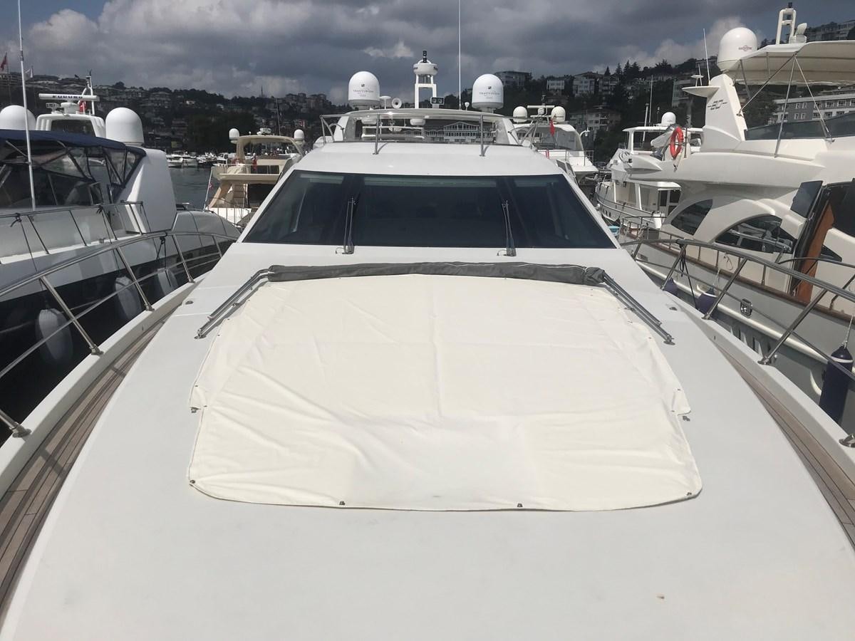 a yacht in the water aboard PATRIOT Yacht for Sale