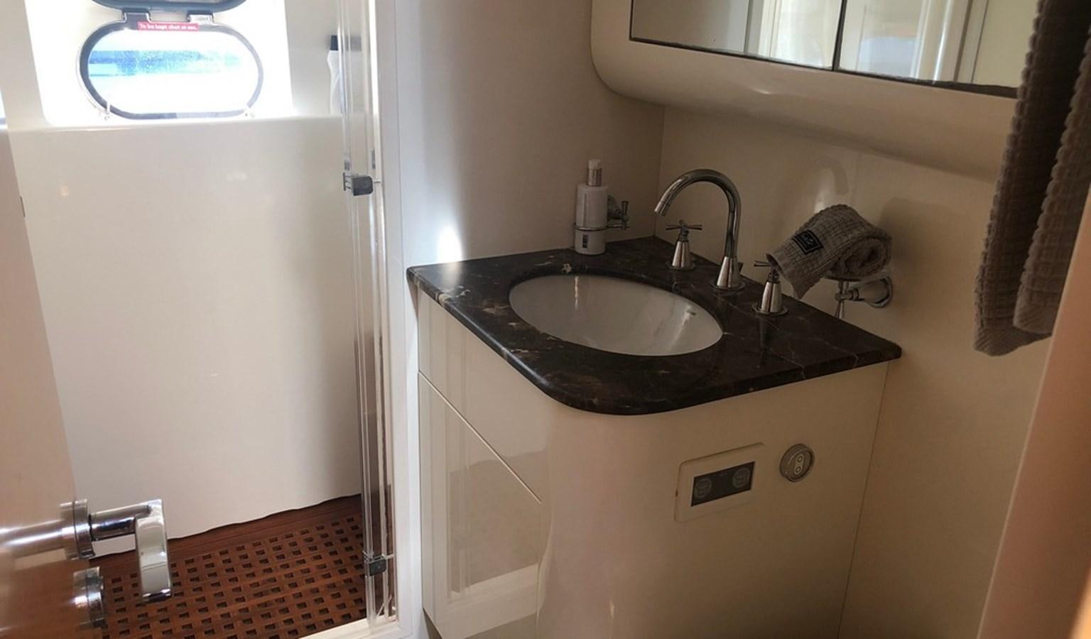 a sink in a bathroom aboard AYA Yacht for Sale