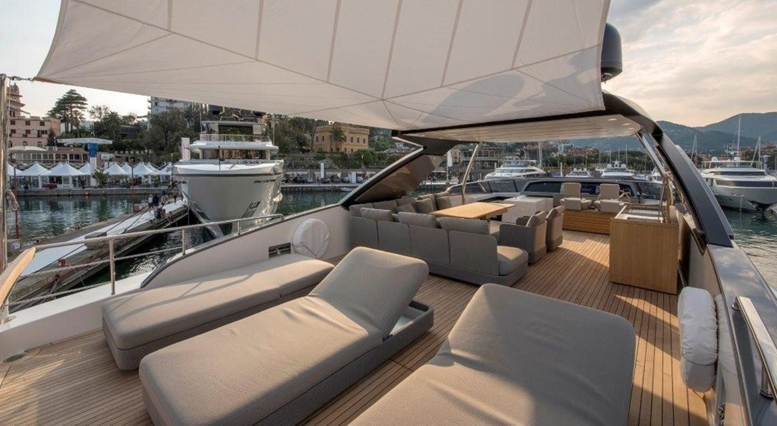 a boat on the water aboard MAJOLA Yacht for Sale