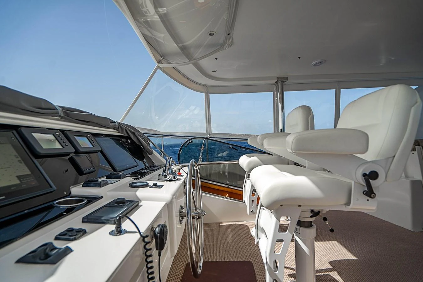 inside of a plane aboard ROXY MARIA Yacht for Sale