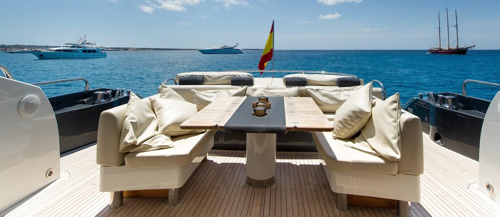 a boat on the water aboard NEMESIS Yacht for Sale