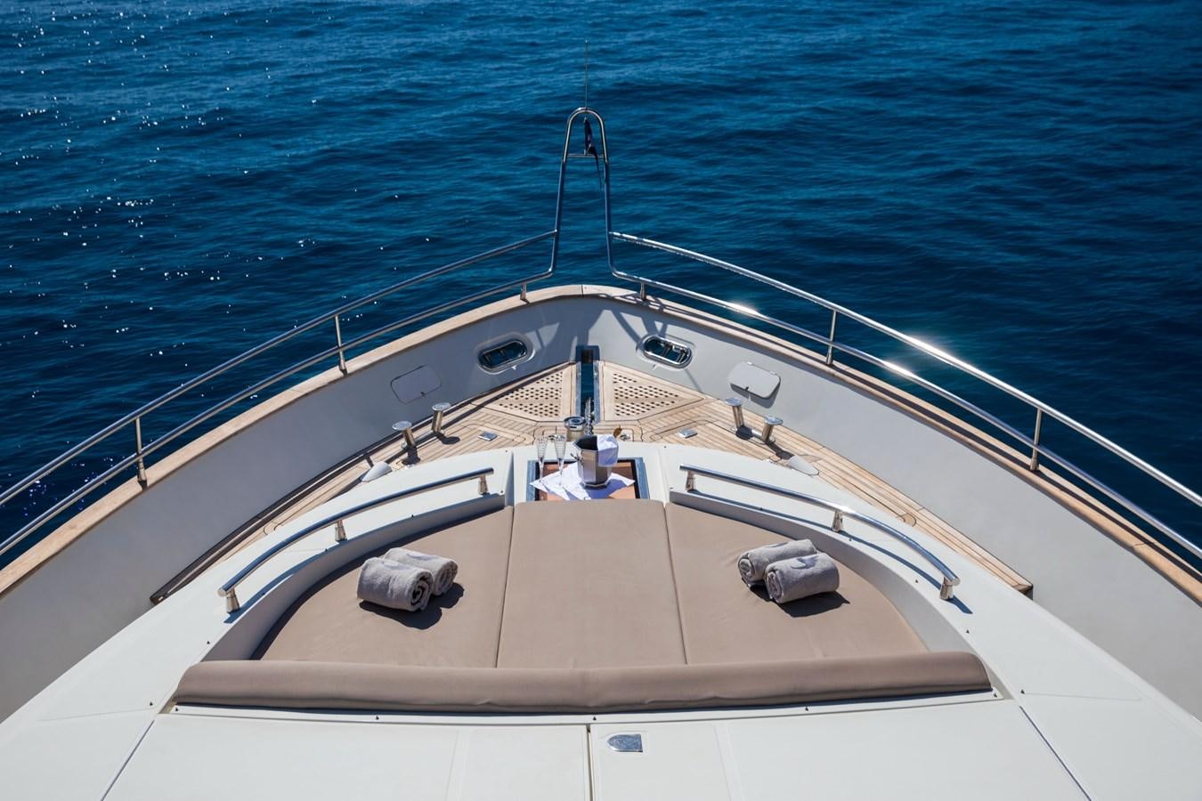 a boat in the water aboard SERAPH Yacht for Sale