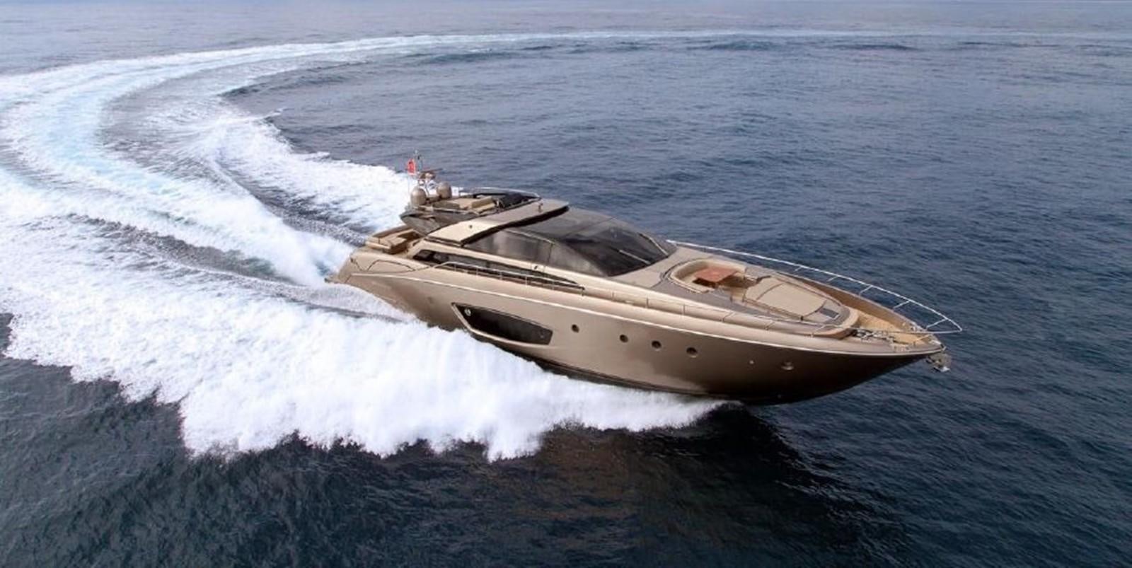 a boat on the water aboard RIVA 86 Yacht for Sale