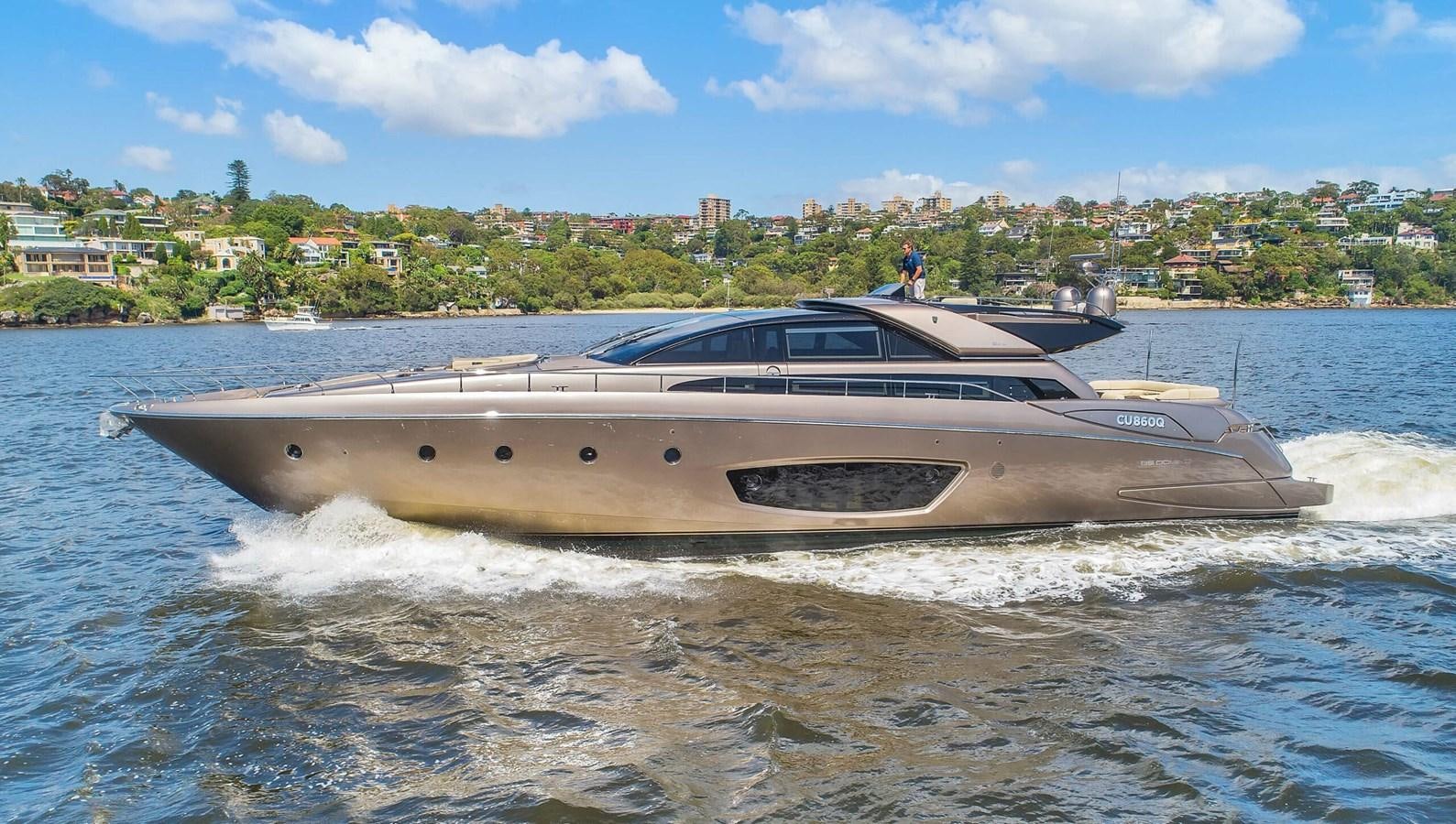 a boat on the water aboard RIVA 88 DOMINO Yacht for Sale