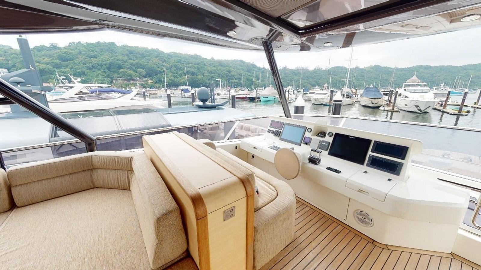 a boat on the water aboard MCY 86/04 Yacht for Sale