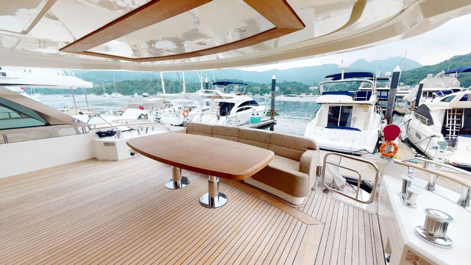 a boat on the water aboard MCY 86/04 Yacht for Sale