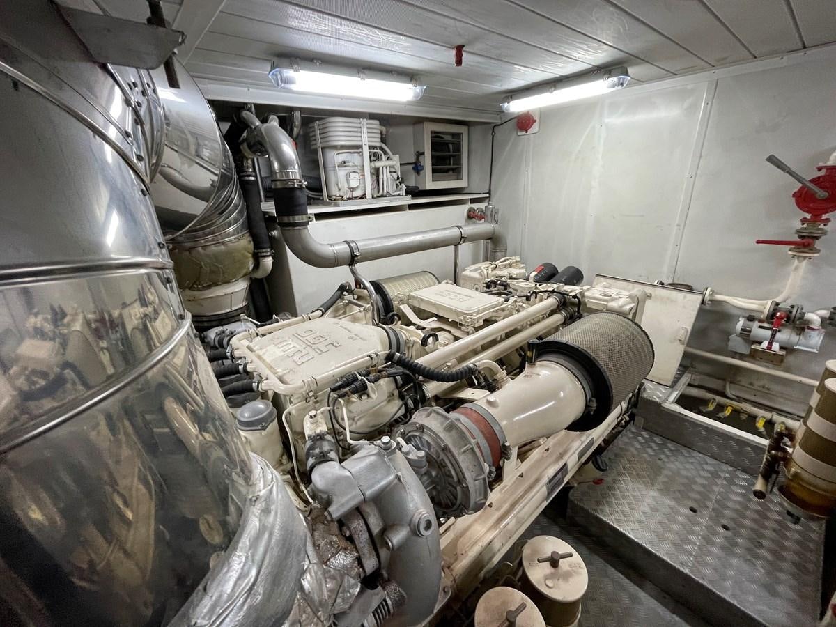 a room with machinery and tools aboard AZIMUT 85 ULTIMATE Yacht for Sale