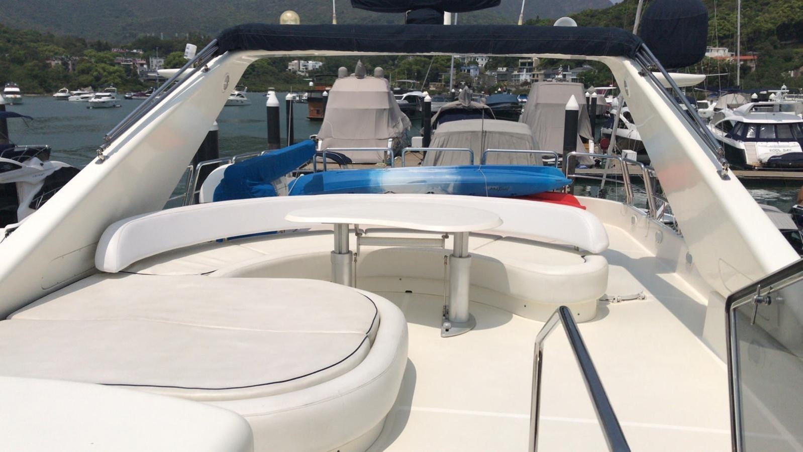 a boat on the water aboard AZIMUT 85 ULTIMATE Yacht for Sale