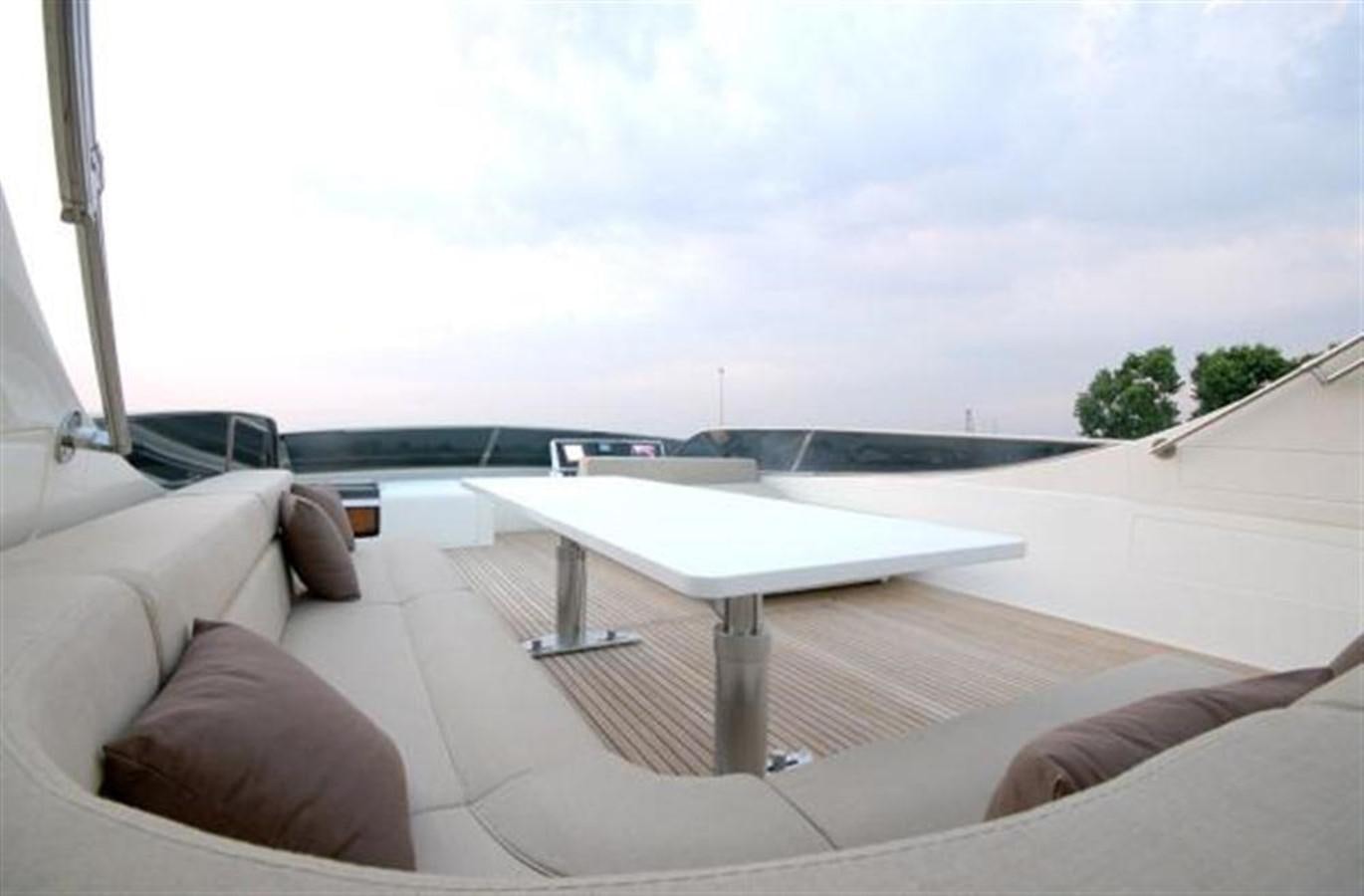 a table on a boat aboard SANS SOUCI Yacht for Sale