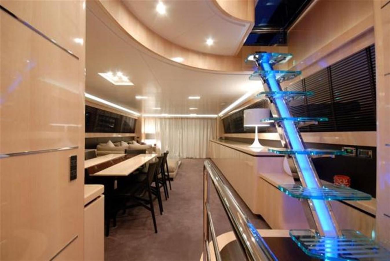 a room with a large blue object aboard SANS SOUCI Yacht for Sale