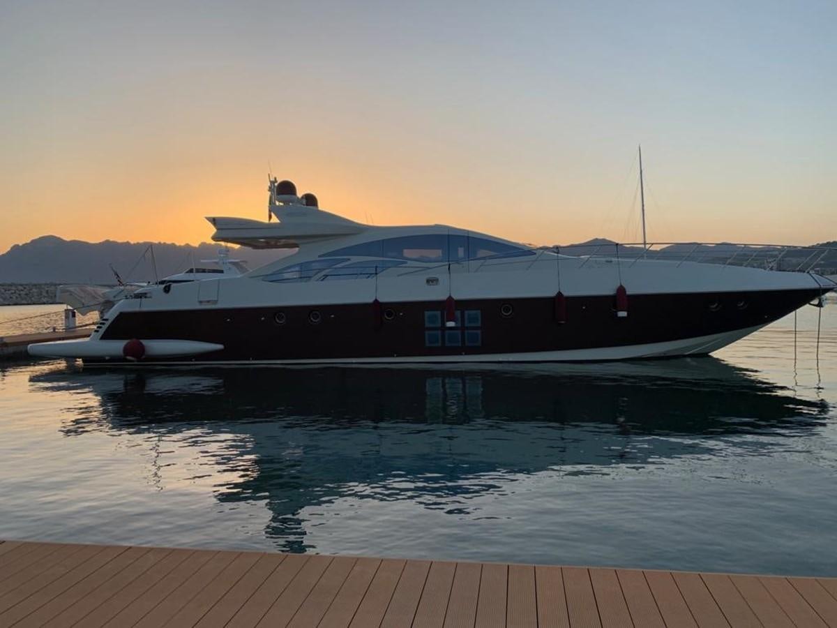 a boat on the water aboard MR LEO Yacht for Sale