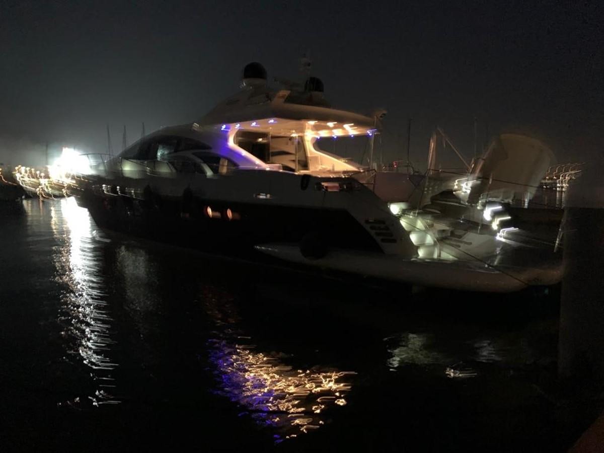a boat on the water aboard MR LEO Yacht for Sale