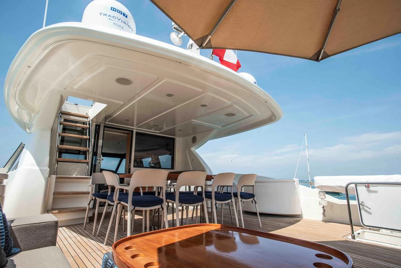 a boat on the water aboard NUR Yacht for Sale