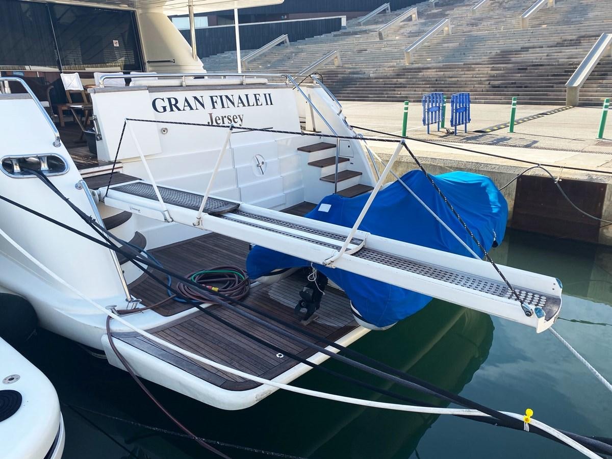 a boat on the water aboard GRAN FINALE II Yacht for Sale