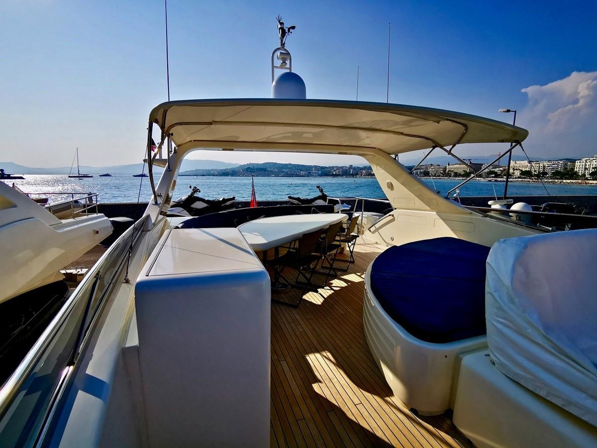 a boat on the water aboard V BOYS Yacht for Sale