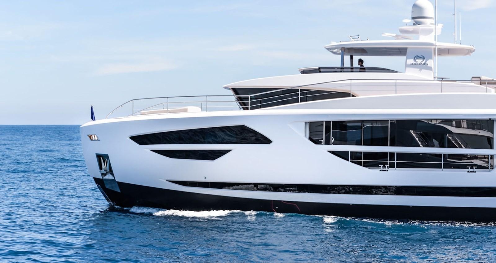 a boat in the water aboard FD85 (NEW BOAT SPEC)  Yacht for Sale