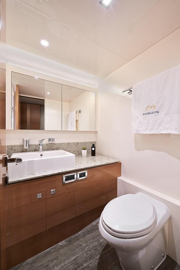 a bathroom with a sink and toilet aboard FD85 (NEW BOAT SPEC)  Yacht for Sale