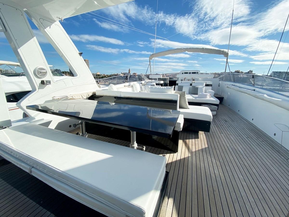 a row of white yachts aboard PETARDO C Yacht for Sale