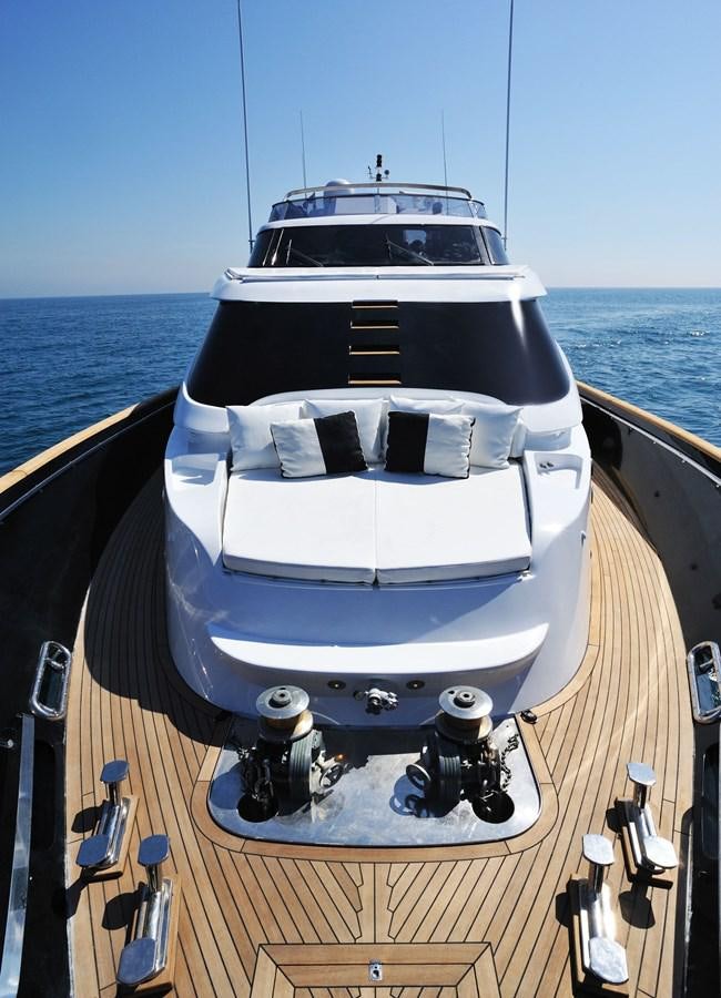 a boat on a table aboard PETARDO C Yacht for Sale