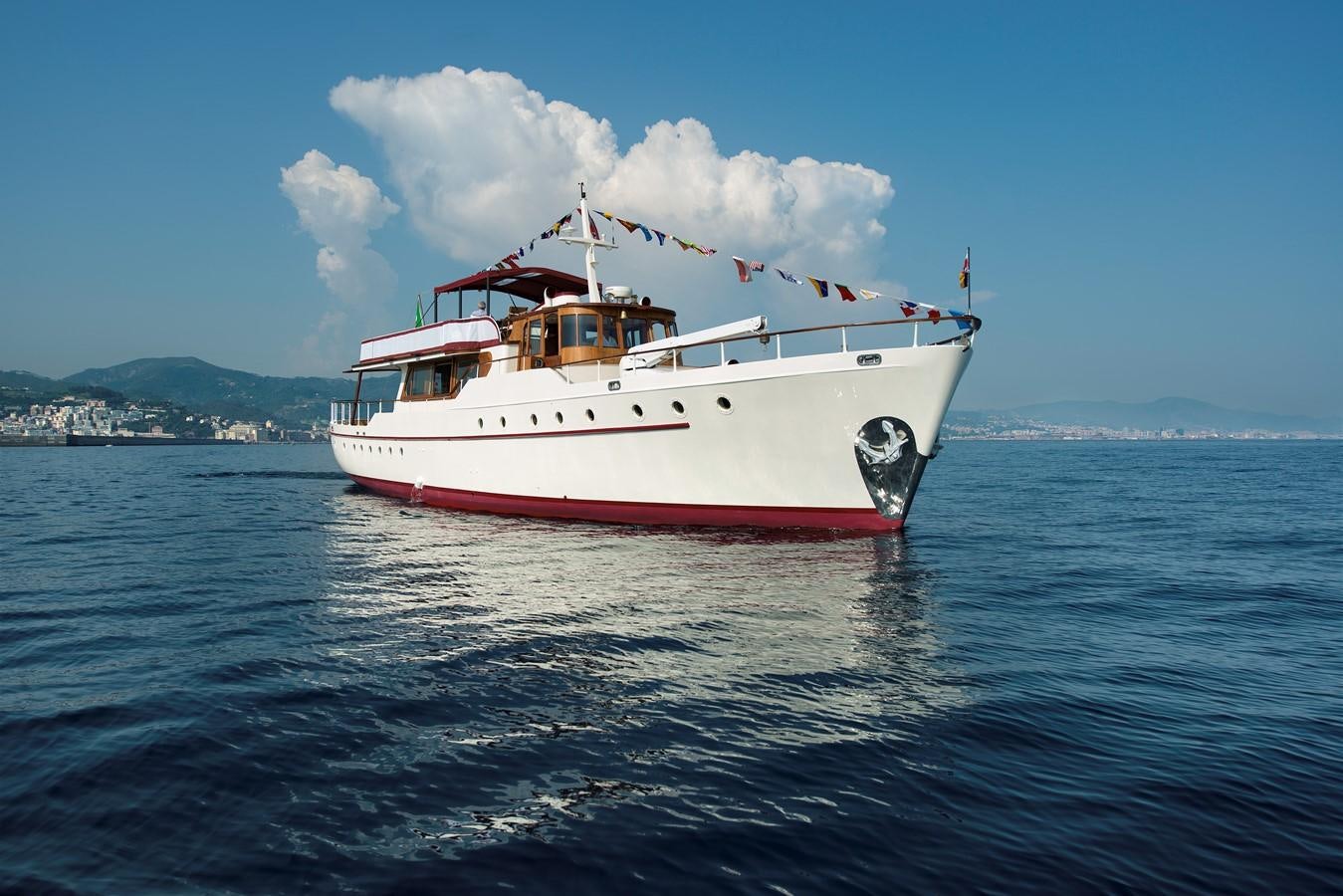 a boat on the water aboard EMERALD Yacht for Sale