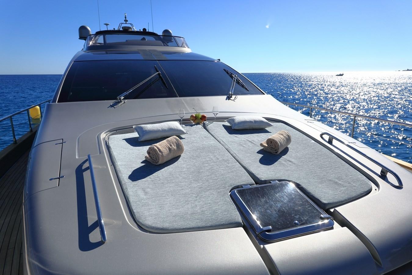 a boat on the water aboard BLACK PEARL AJACCIO Yacht for Sale