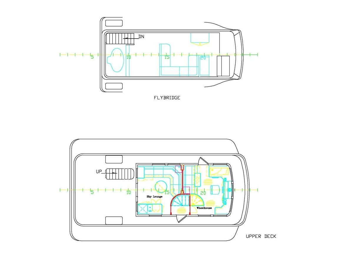 diagram aboard BELEZA Yacht for Sale