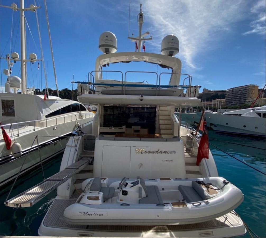 a boat in the water aboard MOONDANCER Yacht for Sale