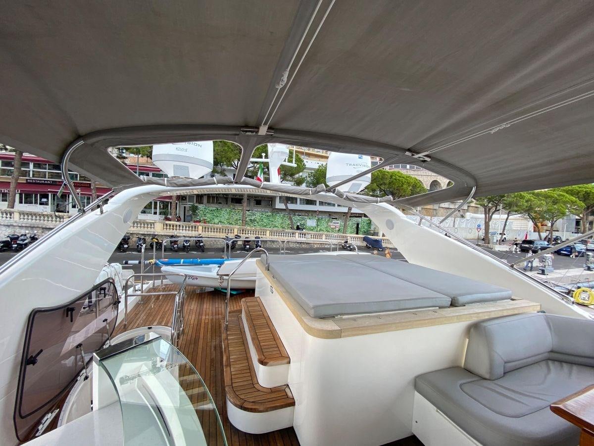 a boat on the water aboard MOONDANCER Yacht for Sale