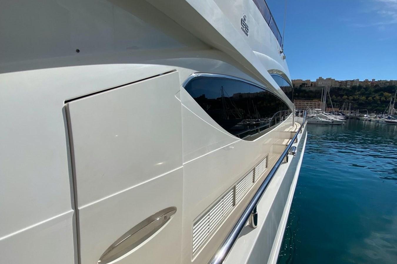 a boat on the water aboard MOONDANCER Yacht for Sale