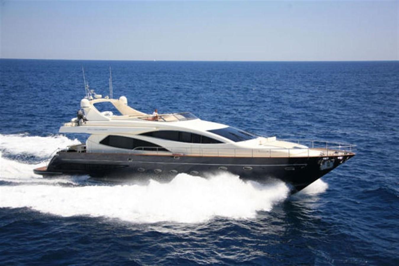 a boat on the water aboard 85' RIVA 85 OPERA Yacht for Sale