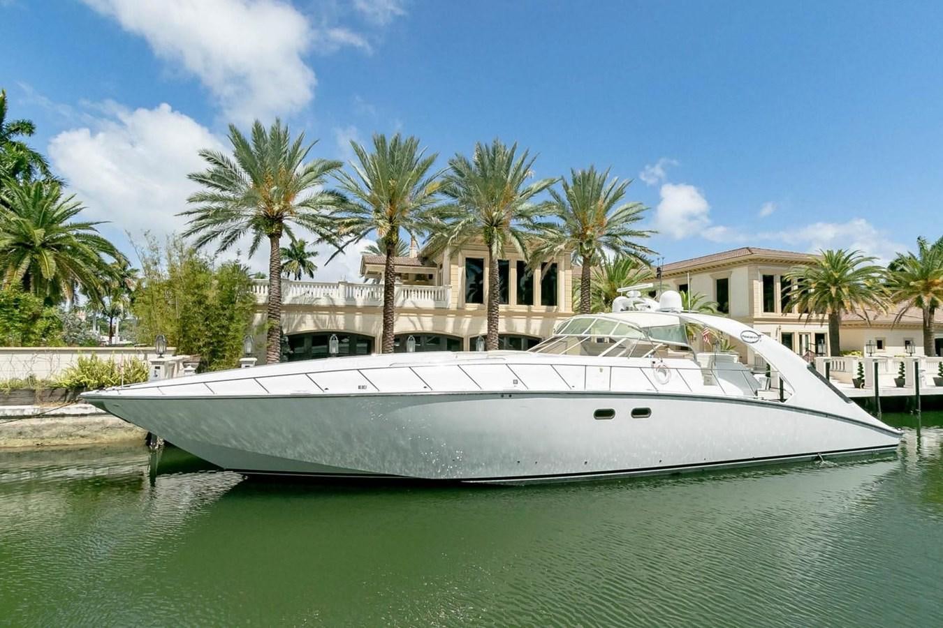 a boat on the water aboard PURELY PLEASURE Yacht for Sale