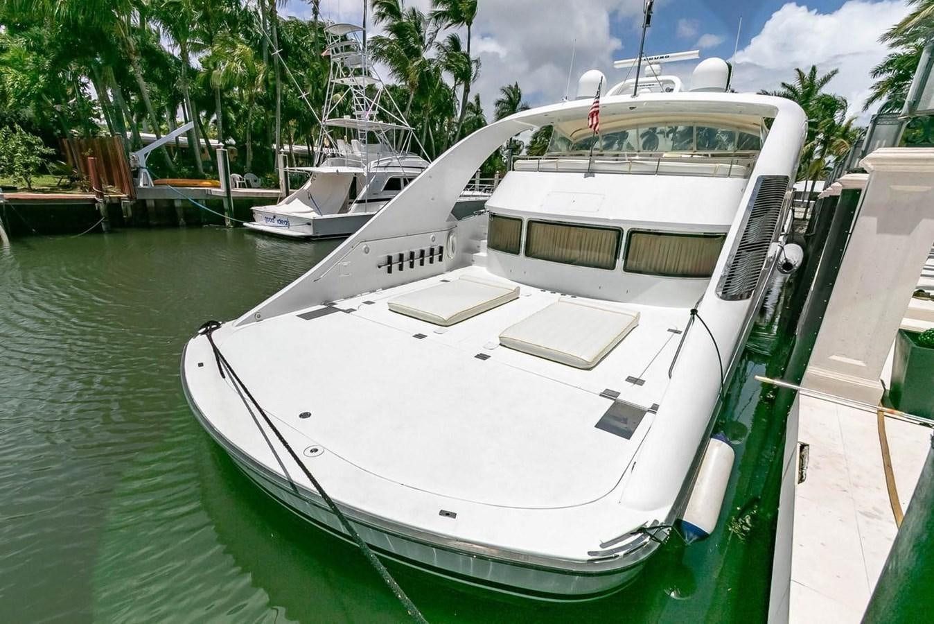 a boat in the water aboard PURELY PLEASURE Yacht for Sale
