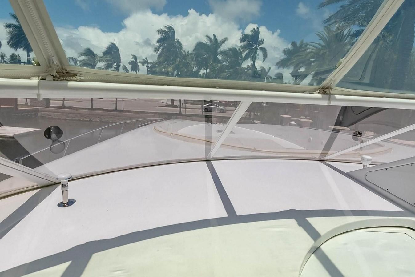 a white airplane wing aboard PURELY PLEASURE Yacht for Sale