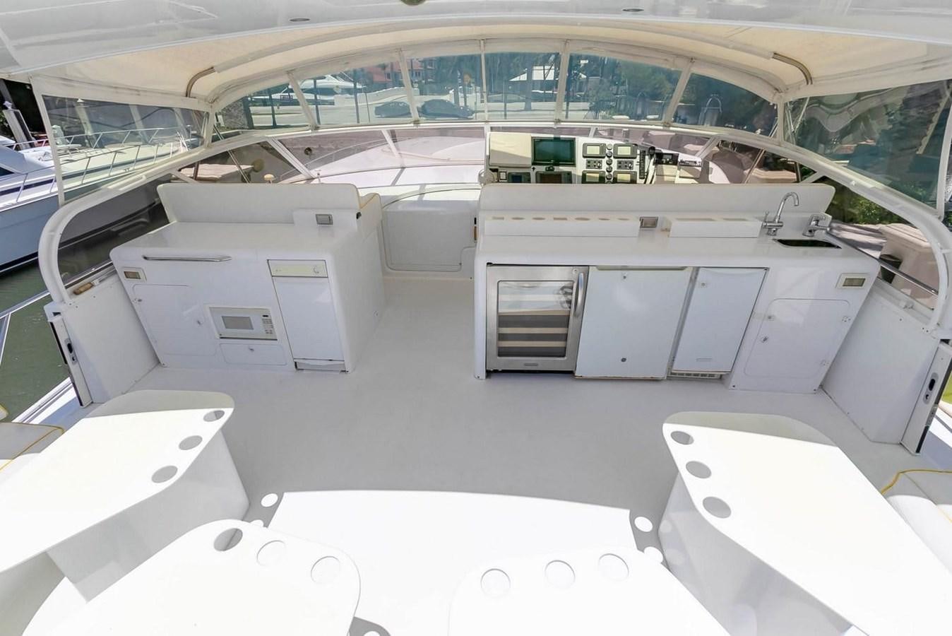 a large room with many computers aboard PURELY PLEASURE Yacht for Sale