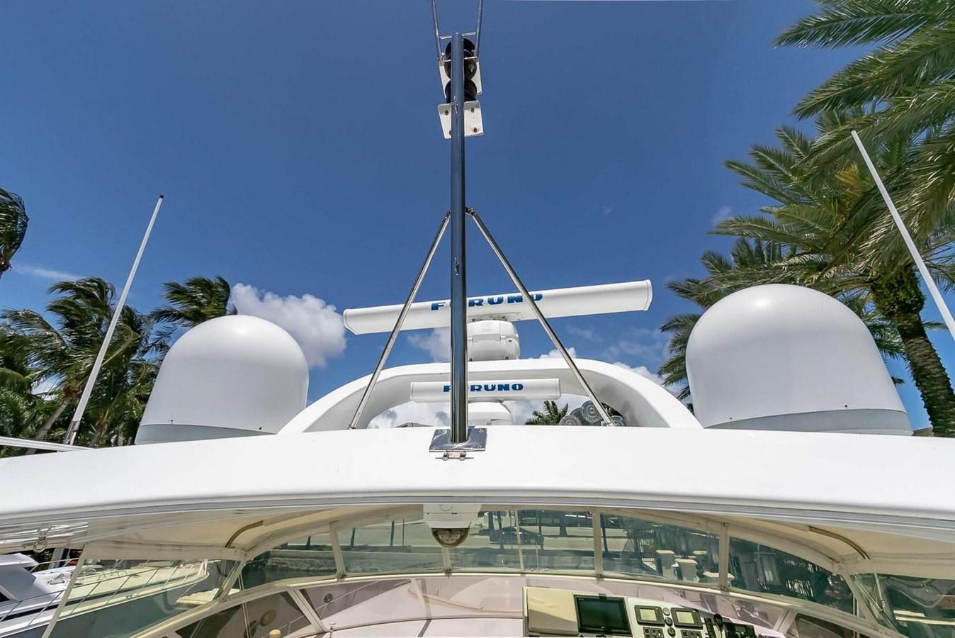 a white building with a dome roof aboard PURELY PLEASURE Yacht for Sale
