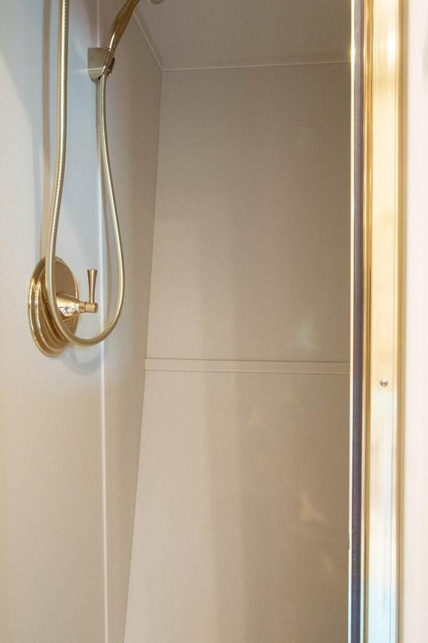 a shower with a handle aboard PURELY PLEASURE Yacht for Sale
