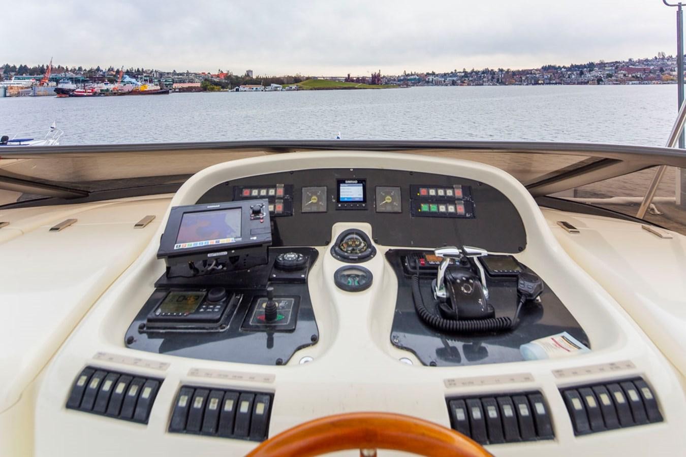 the cockpit of a plane aboard SEA HAWK Yacht for Sale