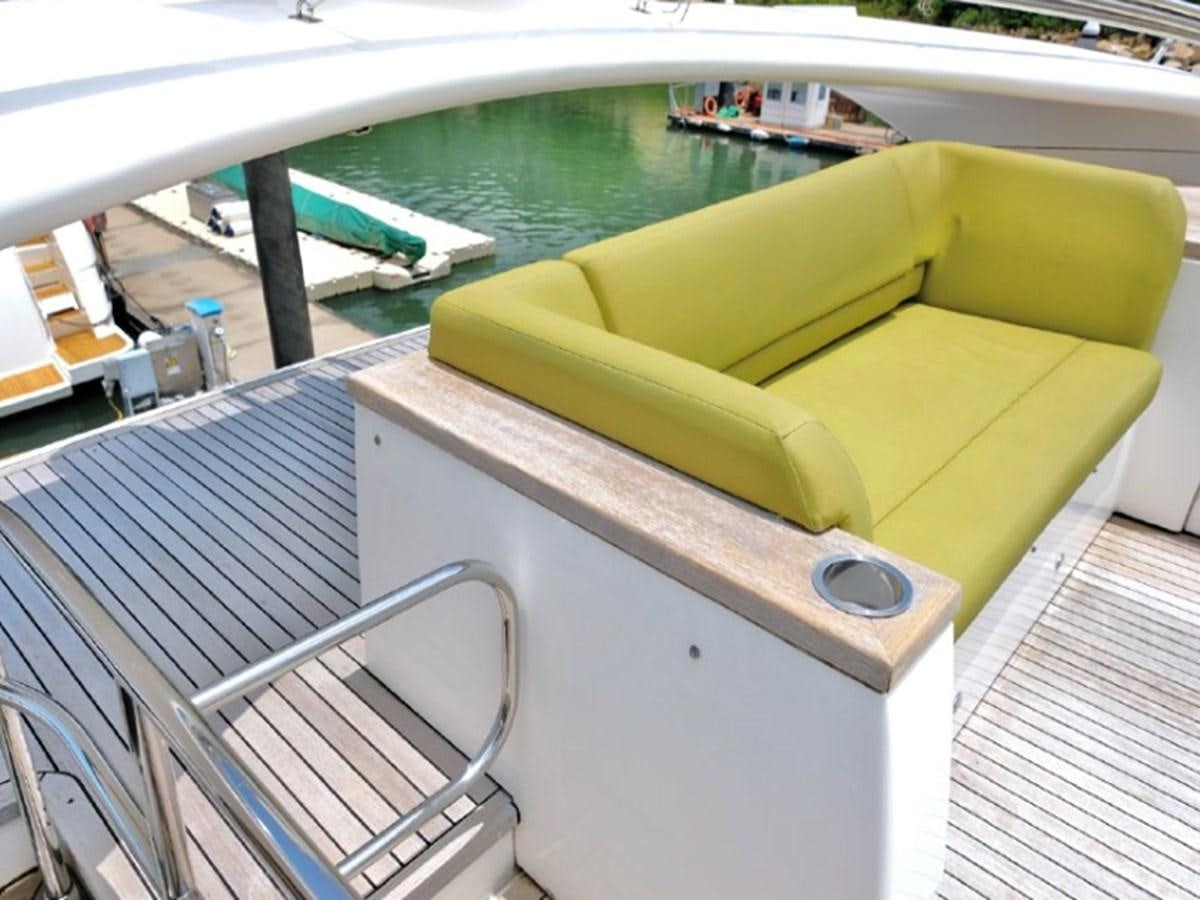 a boat on the water aboard PRINCESS V85 Yacht for Sale