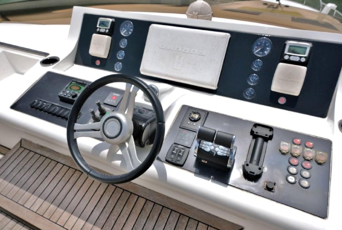 a close-up of a telephone aboard PRINCESS V85 Yacht for Sale