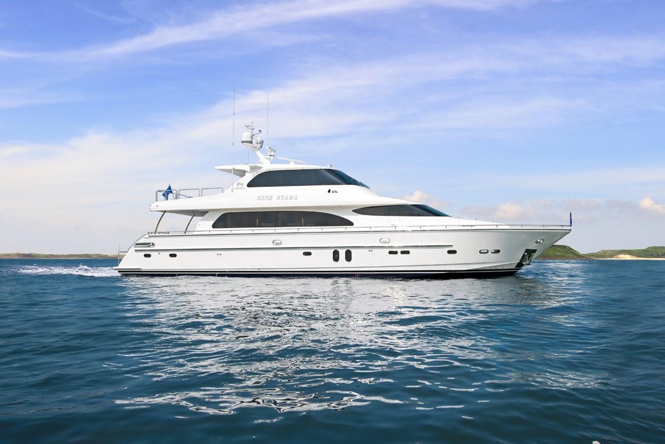 a white yacht in the water aboard E84 (NEW BOAT SPEC)  Yacht for Sale