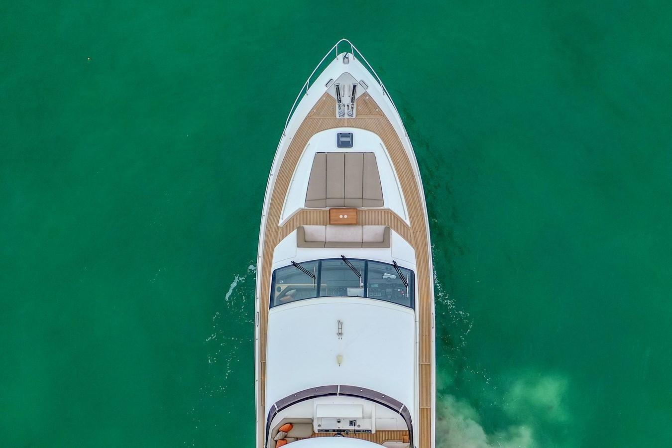 a white tower with a green background aboard PRINCESS 85 MY Yacht for Sale