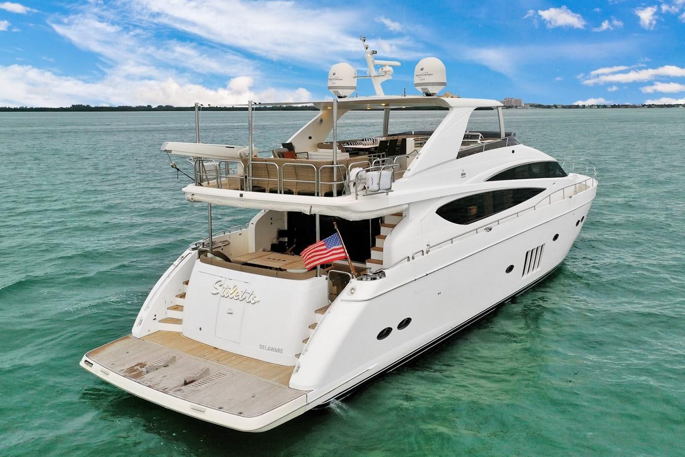 a white boat in the water aboard PRINCESS 85 MY Yacht for Sale